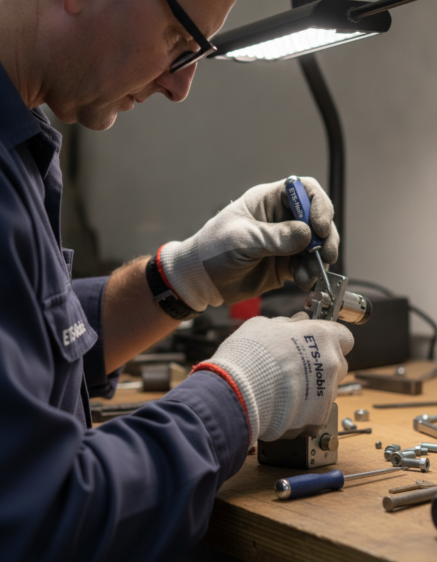 Reparatur am Schloss