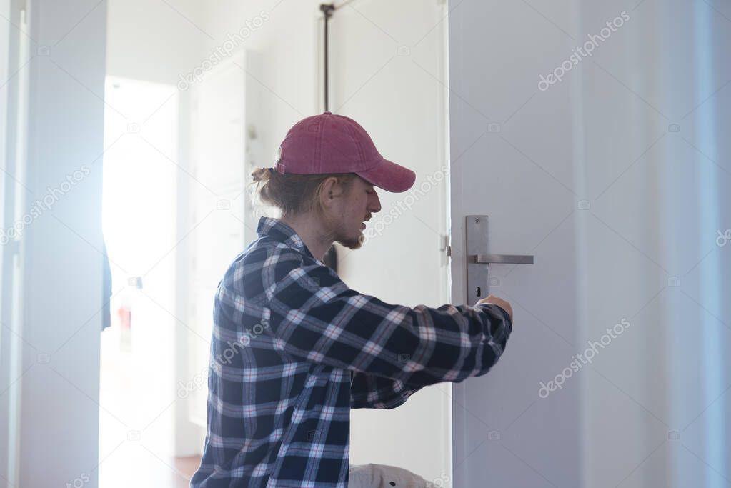 Reparatur am Schloss